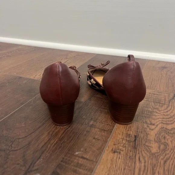 Pilcro and the Letterpress Houndstooth Heeled D'Orsay Pumps - Size 6M - Picture 4 of 7